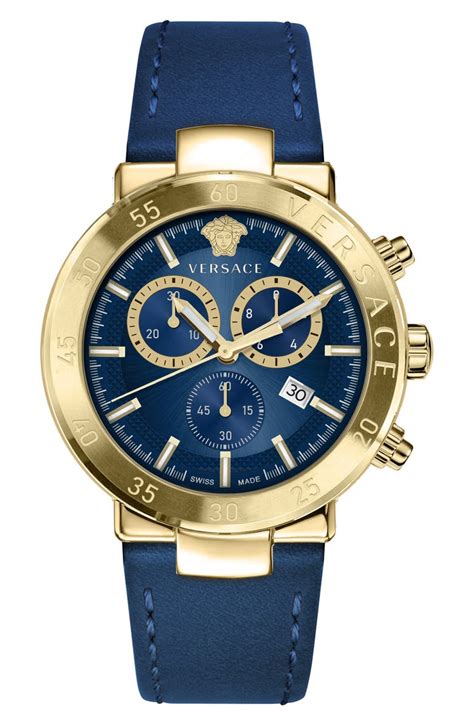 versace urban mystique|Versace Urban Mystique Chronograph Leather Strap Watch, .